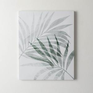 imageSullivans Wall Dcor Wall Art Palm Frond Dcor 1975quot Soft Green Palm Tree Leaf Contemporary Artwork Lush Palm Leaves Print Tropical Design Boho Hanging Art for Bedroom Office Home Decor
