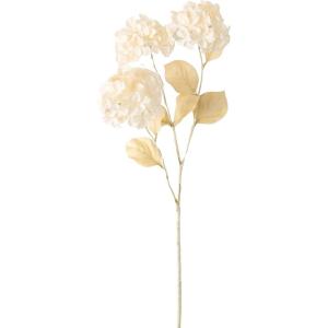 imageSullivans White Hydrangea Stem 29Inch Artificial Fake Flower Lifelike Centerpiece for Home Office Weddings and Gifts Decor