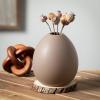 imageSullivans Brown Ceramic Matte Vase  Modern Home Decor Centerpiece Vases for Tabletop Mantle Living Room Bedroom Kitchen EntrywayBrown
