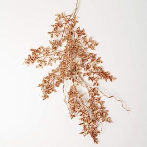 imageSullivans 43quot Red Gold Glitter Swag Greenery Flower Plant Dcor for Bouquet Vase Filler Christmas Home Decoration for Mantels Doorways and Windows