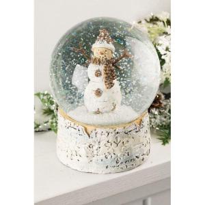 imageSullivans Snowman Snow Globe Christmas Holiday Decorations for Living Room Snow Globes Collectible Gifts for Book Shelf TV Cabinet Desktop Decor