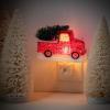 imageSullivans Red Christmas Truck Nightlight Holiday Plugin Night Light for Hallway Bedroom and Bathroom Decorations