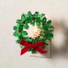 imageSullivans Holly Wreath Nightlight Holiday Decor Christmas Nightlight Christmas Decorations Night Light for Hallway Bedroom and Bathroom