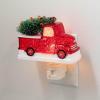 imageSullivans Red Christmas Truck Nightlight Holiday Plugin Night Light for Hallway Bedroom and Bathroom Decorations
