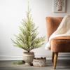 imageSullivans 37quot Chartreuse Pine Tree Christmas Dcor Trees Holiday Decor Christmas Tabletop Trees Mantle Decor Christmas Decorations