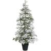 imageSullivans 410quot Pine Flocked Tree Frosted Christmas Decor Christmas Dcor Trees Holiday Decor Christmas Tabletop Trees Mantle Decor Christmas Decorations