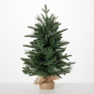 imageSullivans 24quot Small Mixed Pine Burlap Tree Christmas Dcor Trees Holiday Decor Christmas Tabletop Trees Mantle Decor Christmas Decorations