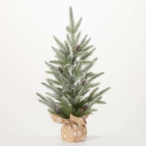 imageSullivans SnowFlocked Pine Tree in Decorative Burlap Sack Christmas Tree Christmas Decor Small Christmas Tree Artificial Christmas Tree Flocked Christmas Tree 255quot Tall
