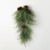 imageSullivans Green Long Pine and Pinecone Swag 30 Inch Artificial Greenery Decor Lifelike Design Easy Maintenance for AllYear Display Perfect for Windows Door and Curtain Accents