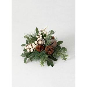 imageSullivans Jingle Bells and Berry Orb Artificial Fake Flower Lifelike Bouquet Centerpiece for Home Office Weddings and Gifts Decor
