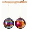 imageSullivans 4quot Iridescent Red Ornaments  Set of 2  Home for The Holidays  Christmas Tree Ornaments  Iridescent Ornaments  Opalescent Christmas Decor