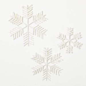 imageSullivans Large White Snowflake White 125quot H Metal Set of 3 Christmas Dcor Christmas Tree Dcor Ornament Set Christmas Decorations