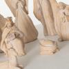 imageSullivans Gray 9Piece Neutral Nativity Christmas Mother Mary Jesus Joseph Traditional Christmas Story Nativity Scene Collectible Gift
