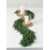 image:imageSullivans 6 8 Soft Touch Green Cedar Garland Artificial Greenery Seasonal Holiday Decor Perfect for Weddings Fireplace Mantels Dining and Living RoomSoft Cedar