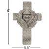 image:imageSullivans Memorial Cross Forever in Our Hearts Gift for Loss of Loved One Resin Durable Religious Cross with Wings in Memory Sympathy Tabletop Dcor Decorations