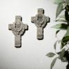 image:imageSullivans Memorial Cross Forever in Our Hearts Gift for Loss of Loved One Resin Durable Religious Cross with Wings in Memory Sympathy Tabletop Dcor Decorations