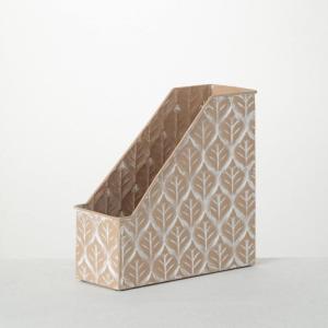 image:imageHome Office and School Embossed Metal Upright Single File Holder
