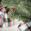 image:imageSullivans 175 Cypress Trees in Plaid Gunny Sacks Christmas Dcor Trees Holiday Decor Christmas Tabletop Trees Mantle Decor Christmas Decorations