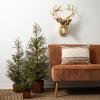 image:imageSullivans 35 Inch Potted Green Cedar Pinecone Tree Artificial Christmas Tree Dcor for Home Holiday Decoration
