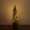 image:imageSullivans 4 Foot Medium LED Lit Pine Tree Set in Planter Artificial Christmas Tree Dcor for Home Holiday Decoration