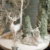 image:imageSullivans White Berry Snow Frosted Tree Set of 2 17 H and 22 H Artificial Christmas Tree Dcor for Home Holiday Decoration