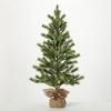 image:imageSullivans 3 Foot Emerald Pine Tree in Burlap Bag Base Christmas Dcor Trees Holiday Decor Christmas Tabletop Trees Mantle Decor Christmas Decorations