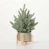 image:imageSullivans Frosted Tree in Metal Pot Christmas Dcor Trees Holiday Decor Christmas Tabletop Trees Mantle Decor Christmas Decorations