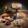 image:imageSullivans Black Ceramic Christmas Dip Bowl Set of 3 Ice Cream Dessert Salad and Pasta Holiday Dinnerware Dishes