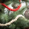 image:imageSullivans 70 Ruby Red Wool Ball Garland Boho Farmhouse Decor Seasonal Holiday Decor Perfect for Weddings Fireplace Mantels Dining and Living Room
