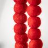 image:imageSullivans 70 Ruby Red Wool Ball Garland Boho Farmhouse Decor Seasonal Holiday Decor Perfect for Weddings Fireplace Mantels Dining and Living Room