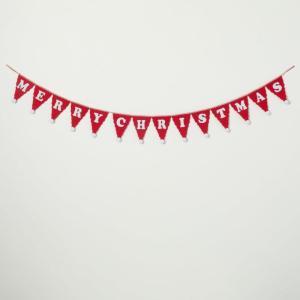 image:imageSullivans Red Felt Merry Christmas Garland Christmas Decor Christmas Garland Garland Garland Christmas Decorations Farmhouse Christmas Dcor 72 Inches Long