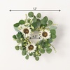 image:imageSullivans 12 Inch Sunflower Eucalyptus and Berry Accent Ring Spring and Summer Artificial Wreath Everyday Candle Rings Mini Door Wreaths Indoor amp Outdoor Wreaths Door Entryway Porch Dcor