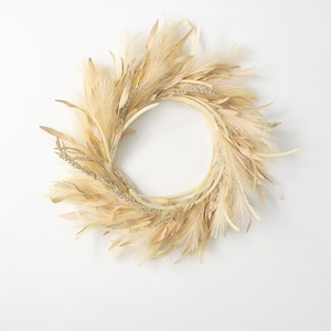 image:imageSullivans 235 Inch Plume Grass and Berry Wreath Spring and Summer Artificial Wreath Everyday Wreath Front Door Wreaths Indoor amp Outdoor Wreaths Door Entryway Porch Dcor