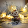 image:imageSullivans Christmas Tree Garland 6 ft Lighted Star Garland Gold with LED Lights Christmas Indoor Decorations Perfect for Fireplace Mantle Living Room Dcor