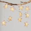 image:imageSullivans Christmas Tree Garland 6 ft Lighted Star Garland Gold with LED Lights Christmas Indoor Decorations Perfect for Fireplace Mantle Living Room Dcor