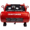 imageCraftsman Air Compressor 3 Gallon Max 155 Psi Pressure 15 HP OilFree MaintenanceFree Portable CMXECXA0200341 Red