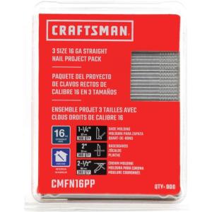 imageCRAFTSMAN Finish Nails 16GA Straight Project Pack CMFN16PP