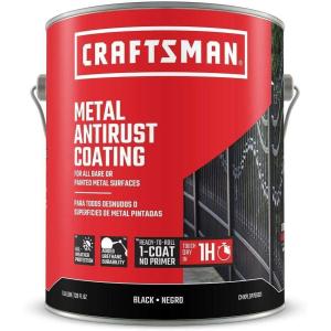 imageCRAFTSMAN Metal Antirust Coating in Commercial Brown SemiGloss Actual Net Contents 128Fl OzBlack