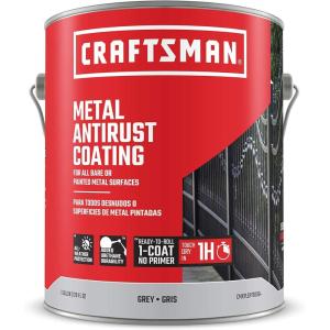 imageCRAFTSMAN Metal Antirust Coating in Grey SemiGloss 1 Gallon