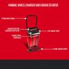imageCRAFTSMAN 2in1 Wheeled Battery Charger and Engine Starter CMXCESM274 Manual TimerControlled 175 Cranking Amps 12 Volt for Car SUV Truck and Boat Batteries