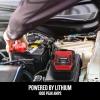 imageCRAFTSMAN 3in1 Lithium Jump Starter and Portable Power Pack CMXCESM263 1000 Peak Amps 12 Volts 60L Gas 30L Diesel Engines for Motorcycles ATVs Carsand Boat Batteries