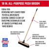 imageCRAFTSMAN CMXMKIT0080 3Piece Heavy Duty Cleaning Tool Set with 10 inAllSurface Wash12 in Scrubbing Deck Brush ampamp 18 in Push Broom Brown3Piece Seasonal CleanUp Pack