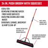 imageCRAFTSMAN CMXMKIT0080 3Piece Heavy Duty Cleaning Tool Set with 10 inAllSurface Wash12 in Scrubbing Deck Brush ampamp 18 in Push Broom Brown3Piece Winter CleanUp Pack