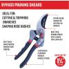 imageCRAFTSMAN Folding Hand Saw 8 in Blade Compact Design for Camping Pruning Cutting Wood Branches or BrushBypass Pruning Shears