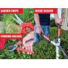 imageCRAFTSMAN Folding Hand Saw 8 in Blade Compact Design for Camping Pruning Cutting Wood Branches or BrushPruning and Trimming Tools Set