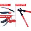 imageCRAFTSMAN Folding Hand Saw 8 in Blade Compact Design for Camping Pruning Cutting Wood Branches or BrushTree  Shrub Pruning Set