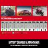 imageCRAFTSMAN Fully Automatic 4in1 Automotive Battery Charger Maintainer Desulfator and Tester CMXCESM258 12 Amps 612 Volt for Car SUV Truck and Boat Batteries
