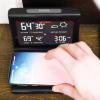 imageCRAFTSMAN Weather Forecaster with Wireless Charging Pad Alarm Clock and IndoorOutdoor Thermometer CMXWDCR01195