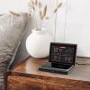 imageCRAFTSMAN Weather Forecaster with Wireless Charging Pad Alarm Clock and IndoorOutdoor Thermometer CMXWDCR01195