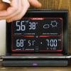 imageCRAFTSMAN Weather Forecaster with Wireless Charging Pad Alarm Clock and IndoorOutdoor Thermometer CMXWDCR01195